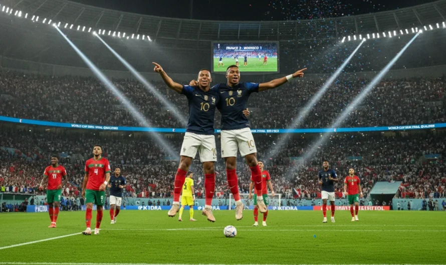 Fransa Fas’ı 2-0 Yakar: Mbappe ve Dembele Yarı Finalde